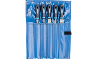 PFERD Machinist's file set 5-piece in plastic pouch 300 mm cut 2 general for roughing and finishing