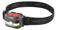 Ansmann HD250RS Fekete Fejpántos zseblámpa COB LED