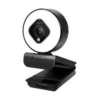 LogiLink UA0384 webcam 2 MP 1920 x 1080 pixels USB 2.0 Noir, Blanc