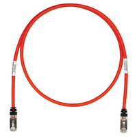 Panduit Cat6A S/FTP RJ-45 networking cable Red 0.5 m S/FTP (S-STP)