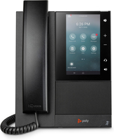 POLY Téléphone multimédia professionnel CCX 505 avec Open SIP et compatible PoE
