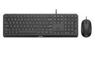 Philips 2000 series SPT6207B/39 keyboard Mouse included USB UK English Black