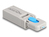 DeLOCK 20923 poortblokker Poortblokker + sleutel USB Type-A Blauw, Grijs Kunststof 6 stuk(s)