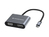 Conceptronic DONN16G Alámbrico USB 3.2 Gen 1 (3.1 Gen 1) Type-C Gris