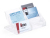Durable 2439 rangement de cartes de visites Plastique Transparent