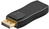 Microconnect DPHDMI changeur de genre de câble Displayport HDMI Noir