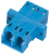 Black Box FOT123 adaptador de fibra óptica LC 1 pieza(s) Azul