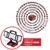 Einhell TP-CL 18/3000 Li Set Black, Red LED