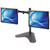 Manhattan TV & Monitor Mount, Desk, Double-Link Arms, 2 screens, Screen Sizes: 10-27", Black, Stand Assembly, Dual Screen, VESA 75x75 to 100x100mm, Max 8kg (each), Lifetime Warr...