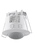 Goobay 95173 Bewegungsmelder Passiver Infrarot-Sensor (PIR) Kabelgebunden Zimmerdecke Weiß
