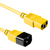 ACT AK5117 cable de transmisión Amarillo 1,2 m C13 acoplador C14 acoplador