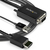 StarTech.com VGA2HDMM3M adapter kablowy 3,048 m USB Type-A + VGA (D-Sub) HDMI Typu A (Standard) Czarny