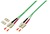 EFB Elektronik O0318.1OM5 InfiniBand/fibre optic cable 1 m 2x SC OM5 Groen