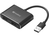 Sandberg 134-35 Adaptador gráfico USB Negro