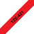 Brother TZE-421 nastro per etichettatrice Nero su rosso