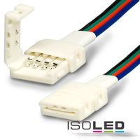 Article picture 1 - Flex strip clip cable connector 4-pole :: white for width 10mm