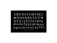 Schriftschablone Artemio Stencil Alphabet 25x42cm Klein- und Grossbuchstaben sowie Zahlen