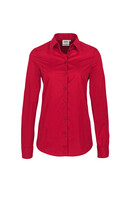 Bluse MIKRALINAR®, rot, L - rot | L: Detailansicht 1