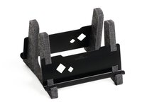 Durable Recycled Felt Vertical Laptop Stand Dock | Space Saving 3-in-1 Holder
