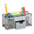 Relaxdays Schreibtisch Organizer, Büro Organizer mit Stiftehalter & Schublade, Metall, HBT 10 x 23,5 x 11,5 cm, Farbwahl