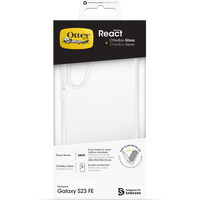 OtterBox React + OtterBox Glass Samsung Galaxy S23 FE - Transparent - Schutzhülle + Displayschutzglas/Displayschutzfolie