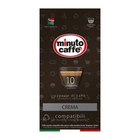 Caffè in capsule compatibili Nespresso Minuto caffè Espresso love3 crema - astuccio 10 pezzi - 01400