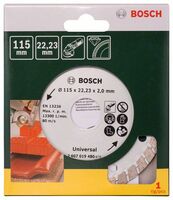 Bosch 2607019480 Diamanttrennscheibe Turbo, Durchmesser: 115 mm