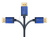 Mini DisplayPort 1.4 an HDMI 2.0 SmartFLEX Kabel, 4K UHD @60Hz, Aluminiumgehäuse, CU, dunkelblau, 2m