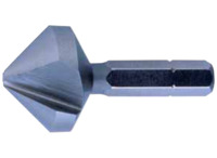 Kegel-/Entgratsenker-Bit, M3, Ø 6.3 mm, 1/4" Bit, 31 mm, Stahl, DIN 355-C/DIN 31