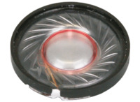 Miniatur-Lautsprecher, 32 Ω, 93 dB, 100 Hz bis 20 kHz, schwarz
