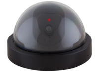 Dummy Security Kamera, Dome mit Rot flash Beleuchtung