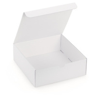 Wellpapp-Geschenkbox weiß 360 x 300 x 80 mm