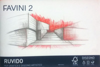 Album da Disegno Favini 2 - 24x33 cm - Ruvido - 110 g - A142514 (Bianco Conf. 10