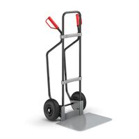 Sack truck with runners, black