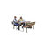 Ensemble bancs et table