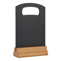 Olympia Table Top Chalkboard with Pine Base - Melamine - 150 x 230 mm
