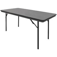 Bolero Folding Rectangular Table Made of ABS and Steel Frame - 750X1520X760mm