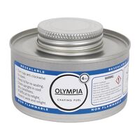 Olympia Liquid Chafing Fuel Food Warmer - Easy to Open and Reseal - 4 Hour Tins