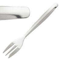 Olympia Kelso Cake Fork in Silver Made of 18/0 Stainless Steel - 12