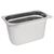 Vogue Stainless Steel 1/4 Gastronorm Pan with Overhanging Rim 150mm Deep - 4L