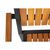 Bolero DS151 Armchair - Teak Steel & Acacia Side - Stackable - Pack of 4