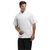 Whites Boston Unisex Short Sleeve Chefs Jacket with Press Studs in White - M
