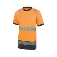 HI VIS S/SLEEVE T-SHIRT ORG/BLK 3XL