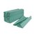2Work 1-Ply C-Fold Hand Towels Green (Pack of 2880) KF03801