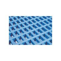 Heavy duty open grid PVC matting - 10m Roll - Blue in two widths