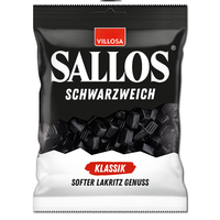 Sallos Schwarzweich Klassik, Lakritz, 200g Beutel