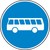 Verkehrszeichen VZ 245 Bussonderfahrstreifen, Ø 420, Rundform, RA 1