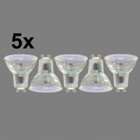 LED SMD Lampe PAR16, 5er Set, 36°, GU10, 2700K, 4W, 345lm