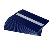 Dark Blue 760 Micron Plastic Cards with Signature Strip (Pack of 100)