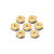 Toolcraft Brass Hexagonal Nuts DIN 934 M6 Pack Of 100